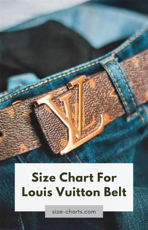 louis vuitton golf belt size chart